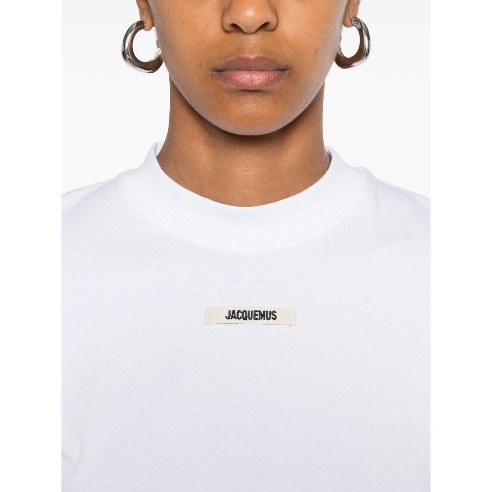 JACQUEMUS The Gros Grain T-shirt In White Product Image