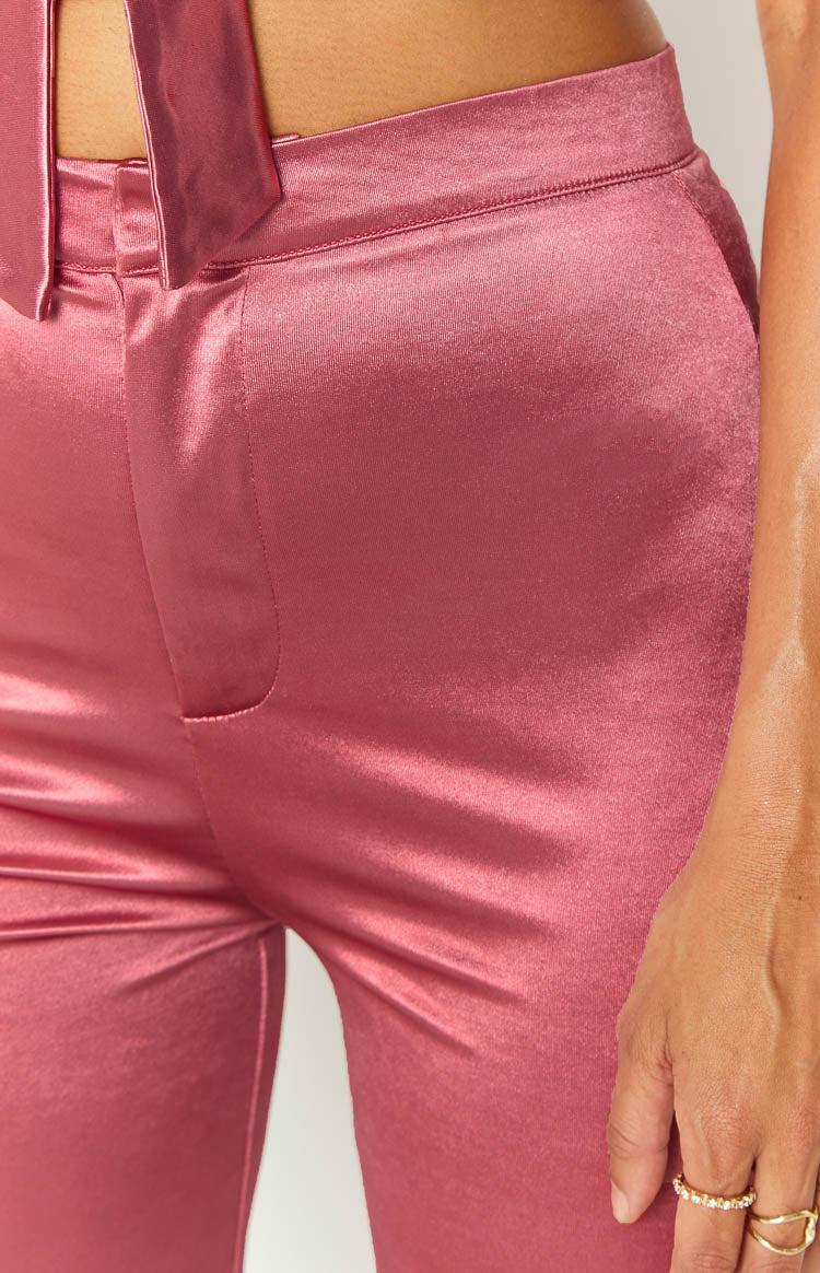 Indigo Pink High Waisted Flare Pants Baby Product Image