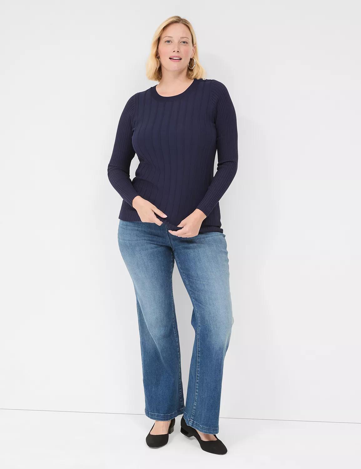 Rib Pullover Sweater Product Image