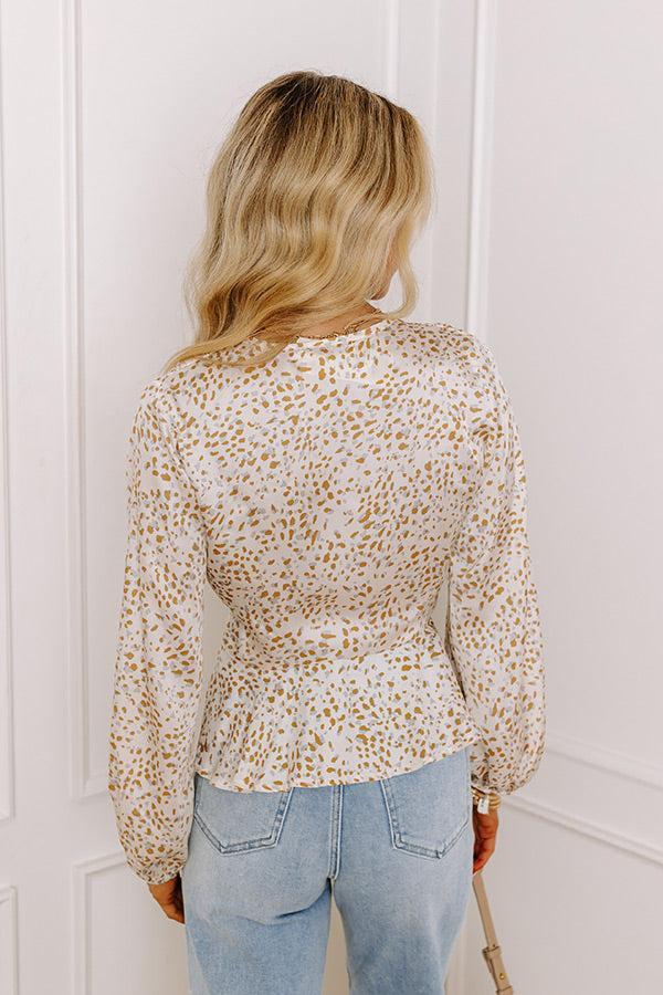 Bring The Prosecco Front Tie Top Product Image