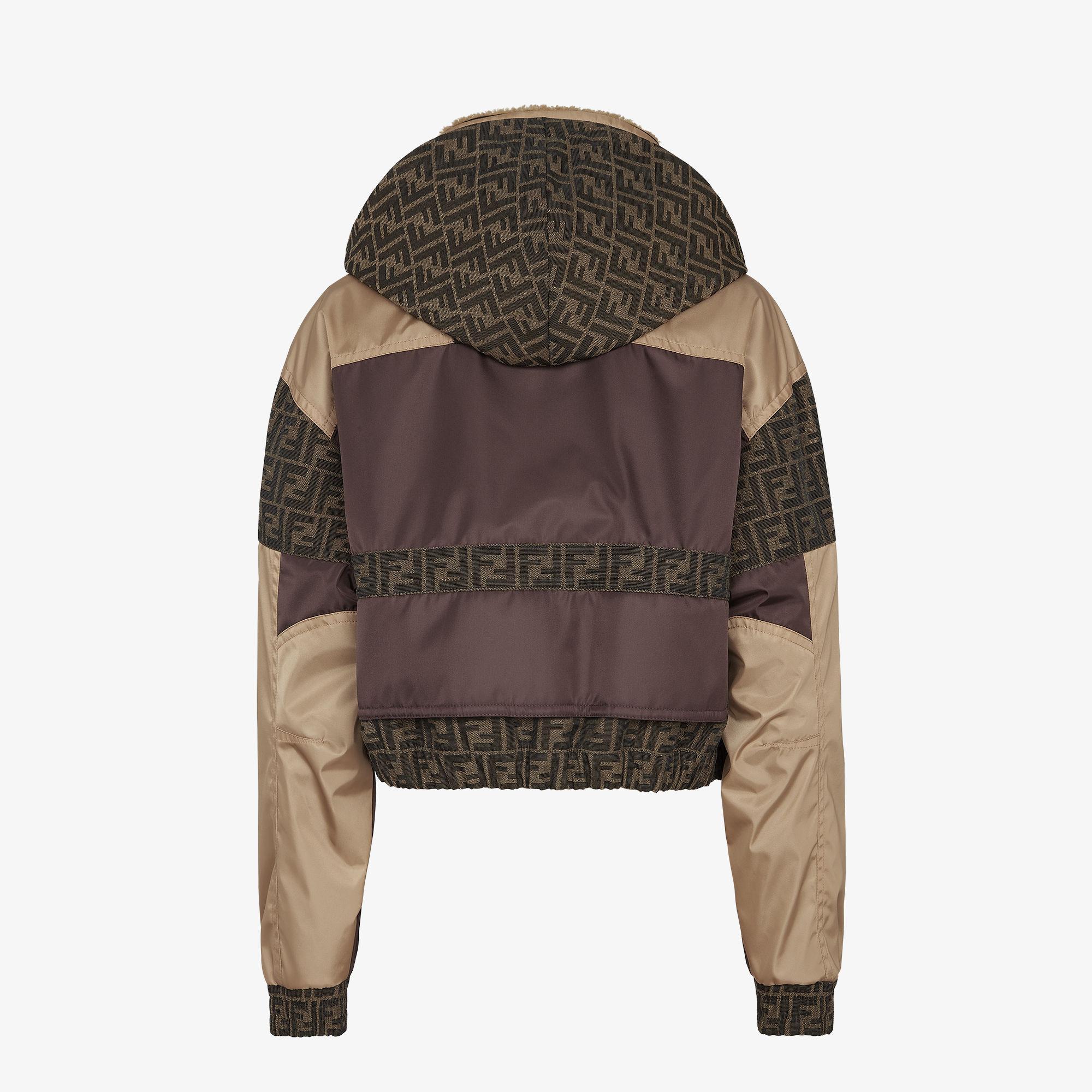 Ski JacketBrown FF canvas jacket Product Image