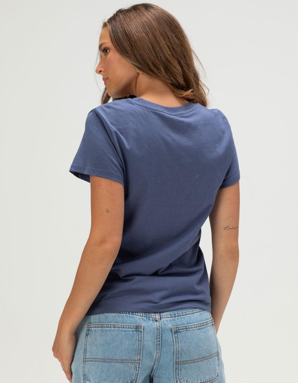 PEANUTS Snoopy Popsicle Womens Tee - BLUE Product Image