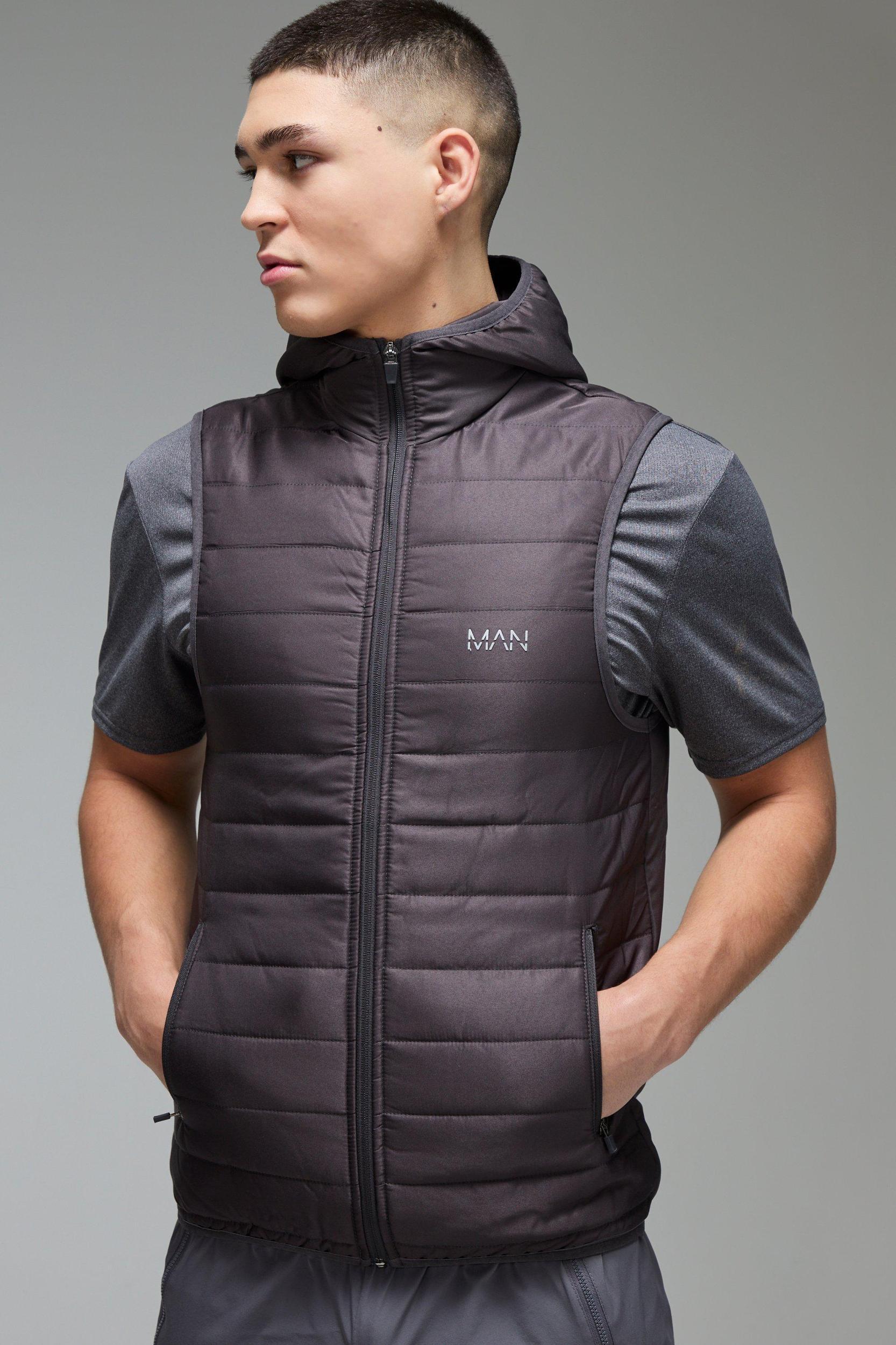 Man Active Body Warmer | boohooMAN USA Product Image