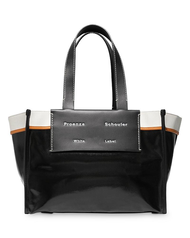 Proenza Schouler White Label Morris Large Coated Canvas Tote Product Image