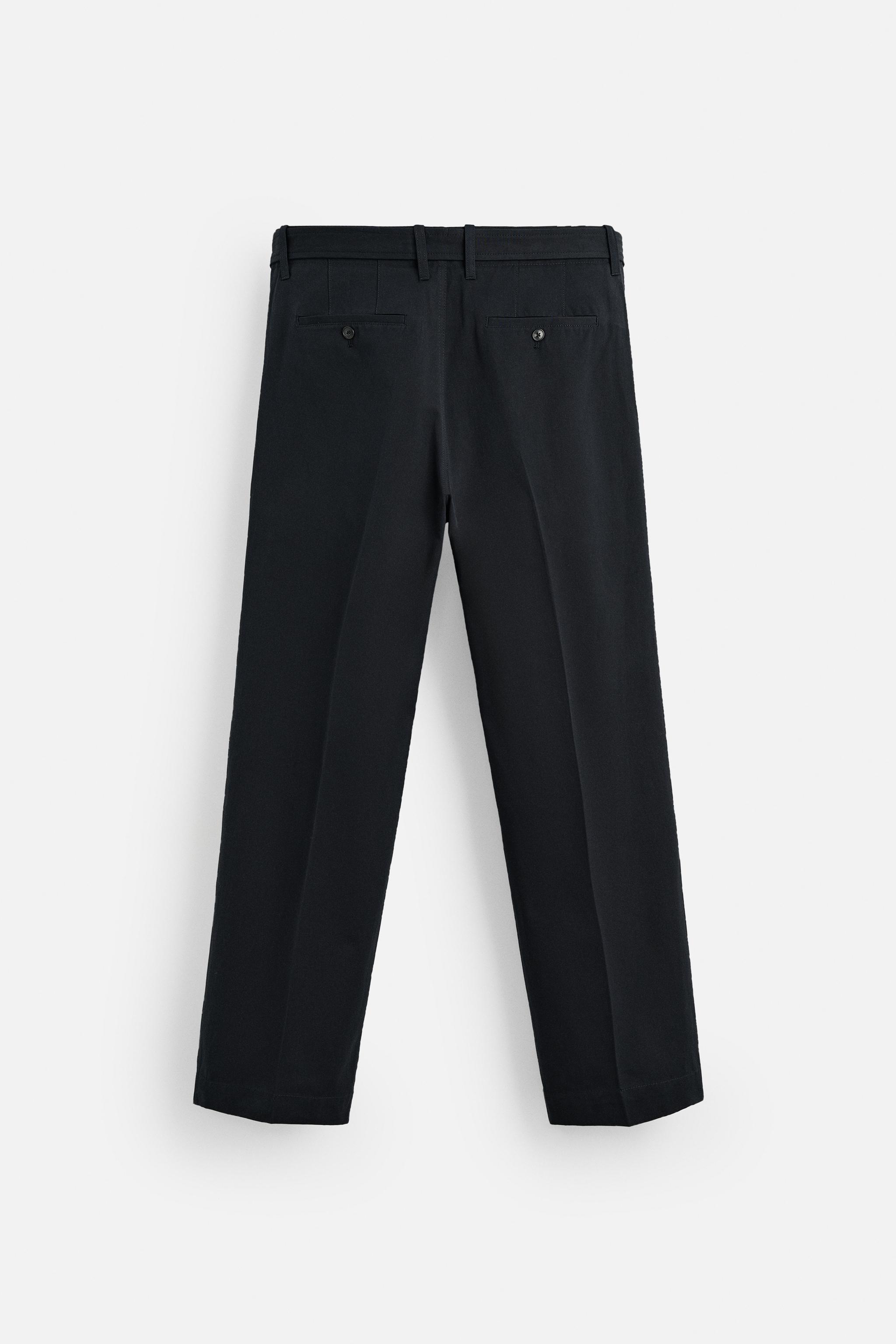 LIMITED EDITION STRAIGHT FIT BELTED PANTS Product Image