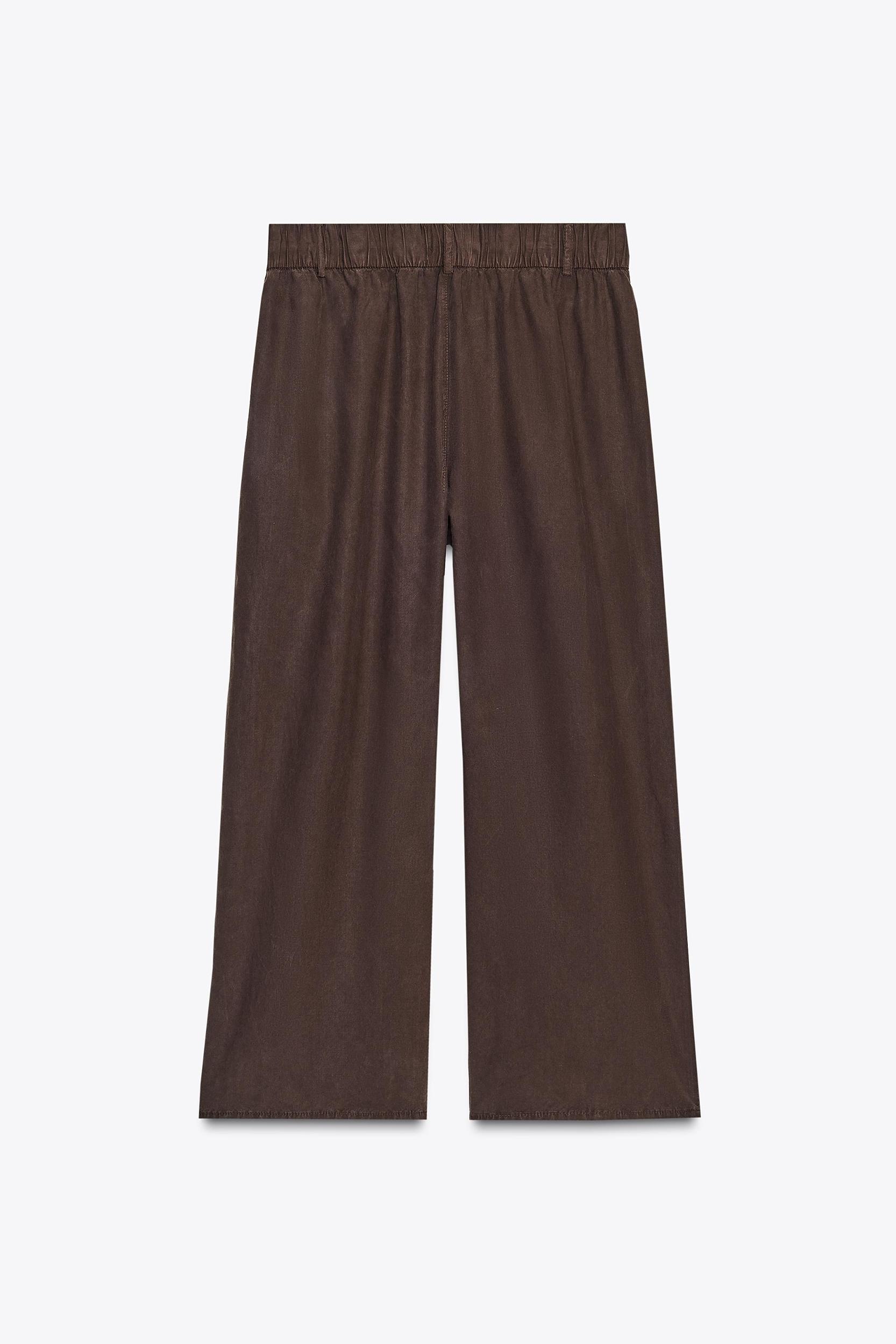 FLOWY CROP PANTS Product Image