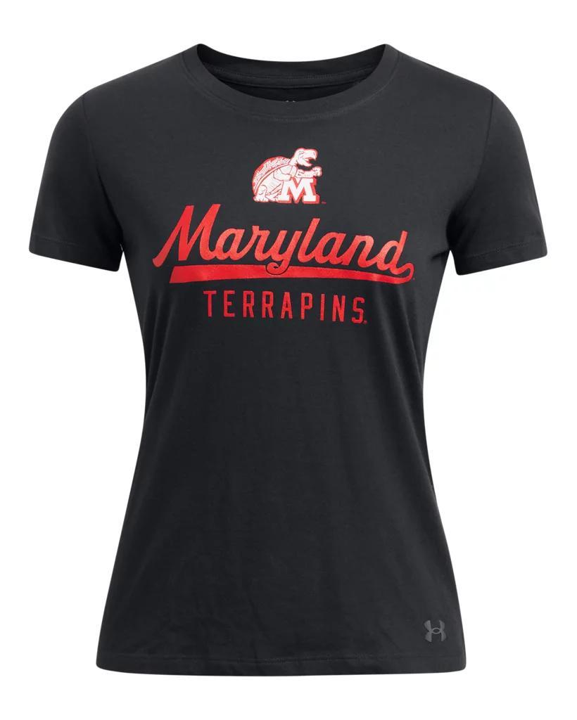 Women's UA Performance Cotton Collegiate Short Sleeve Product Image