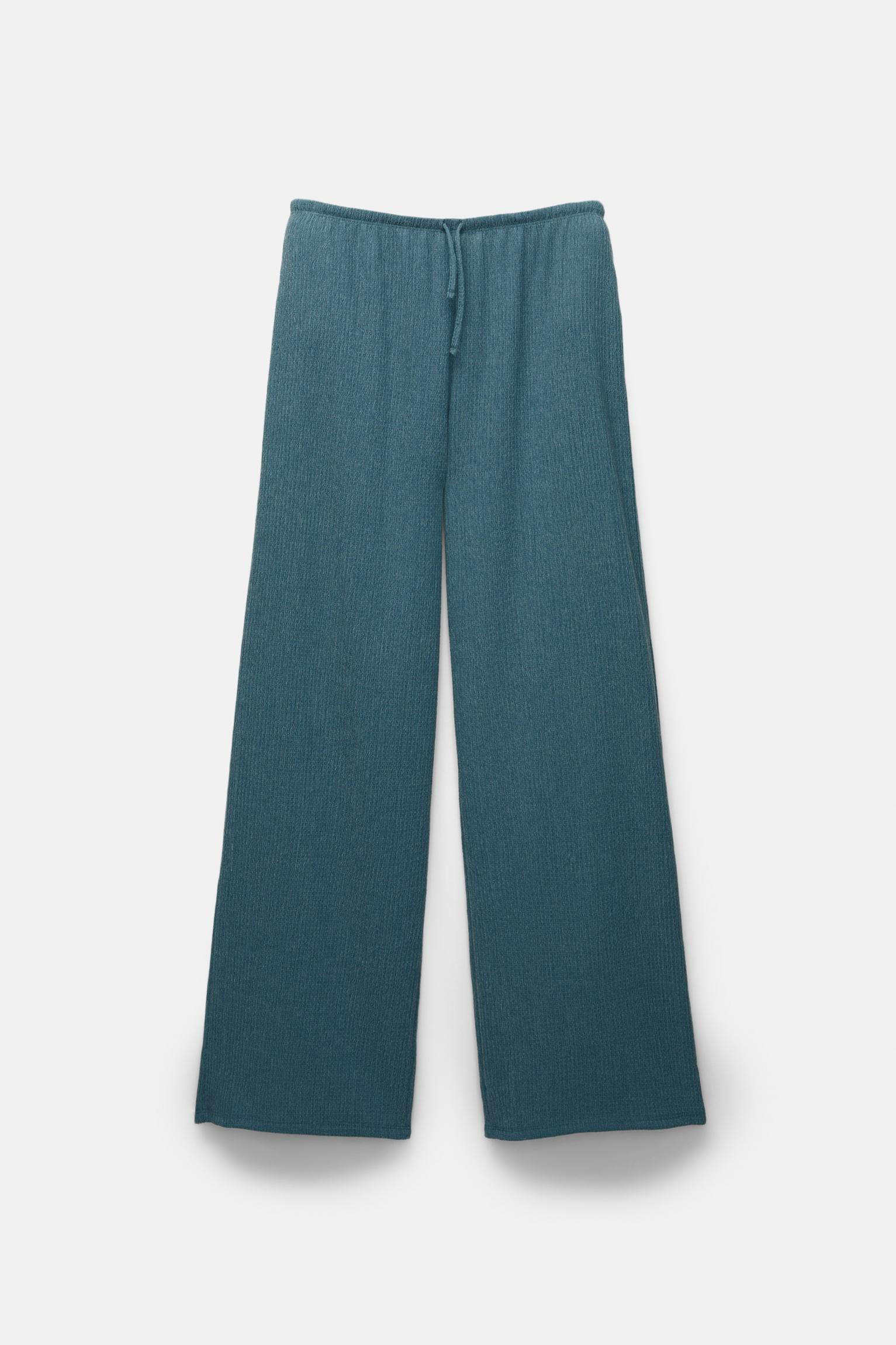 Wide-leg crepe pants Product Image