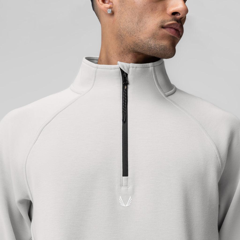1021. Dri-Core™ Quarter Zip - Light Grey Product Image