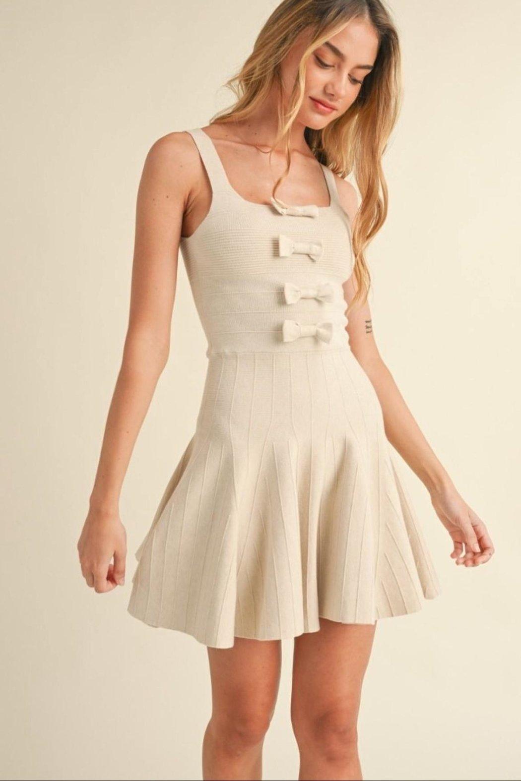 Bow Mini Dress Product Image