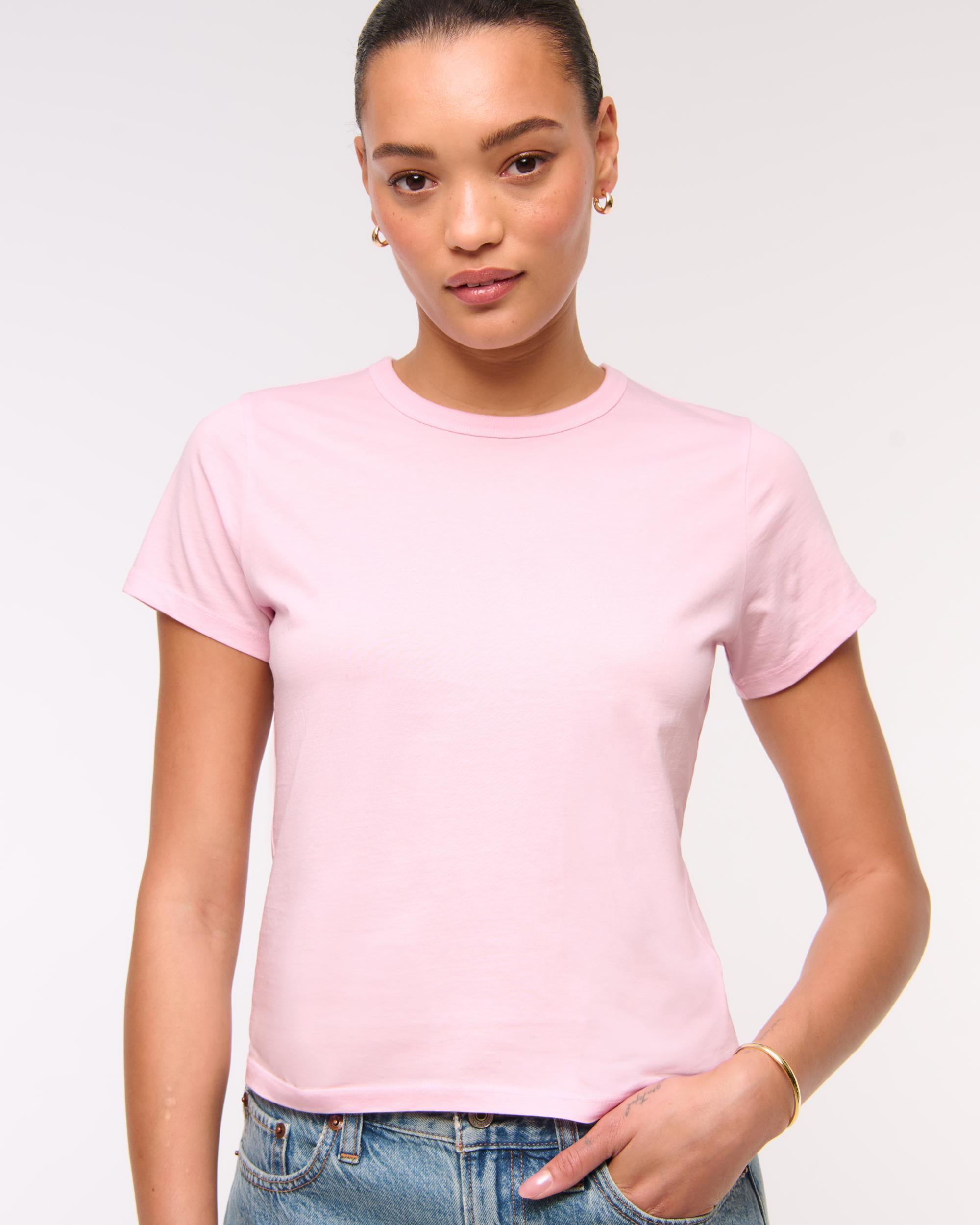 Essential Polished Body-Skimming Tee Product Image