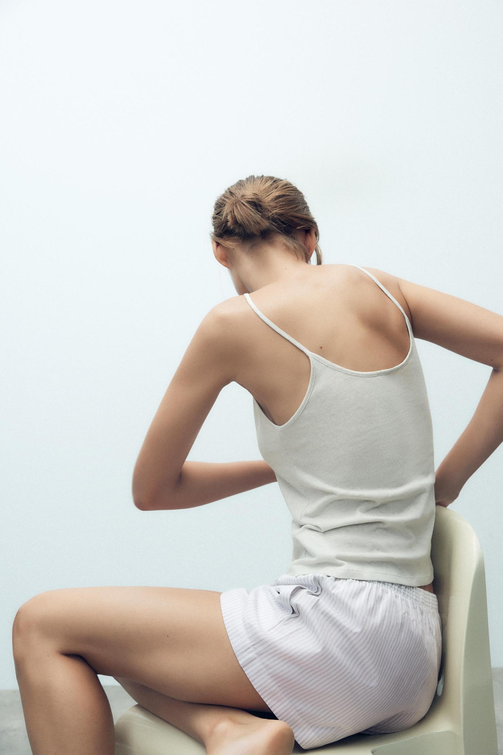 LINEN BLEND TANK TOP Product Image