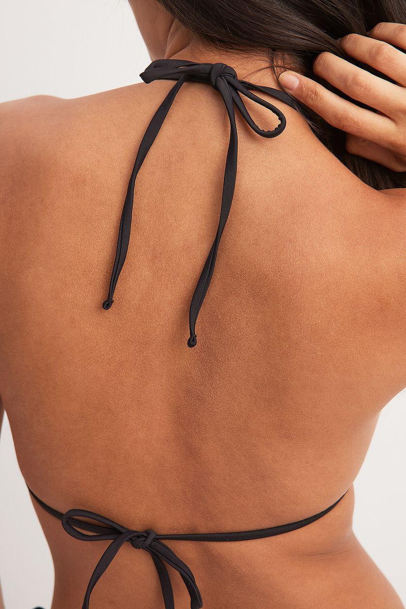 Knitted Triangle Bikini Top Product Image