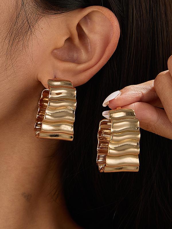 Geometric Drop Earrings Product Image