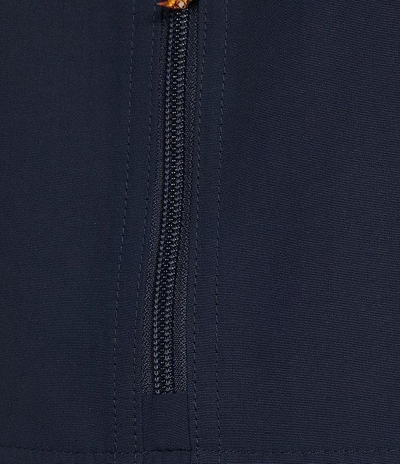 L.L.Bean Mountain Classic Anorak Stand Collar Long Sleeve Kangaroo Pocket Quarter-Zip Pullover Jacket Product Image