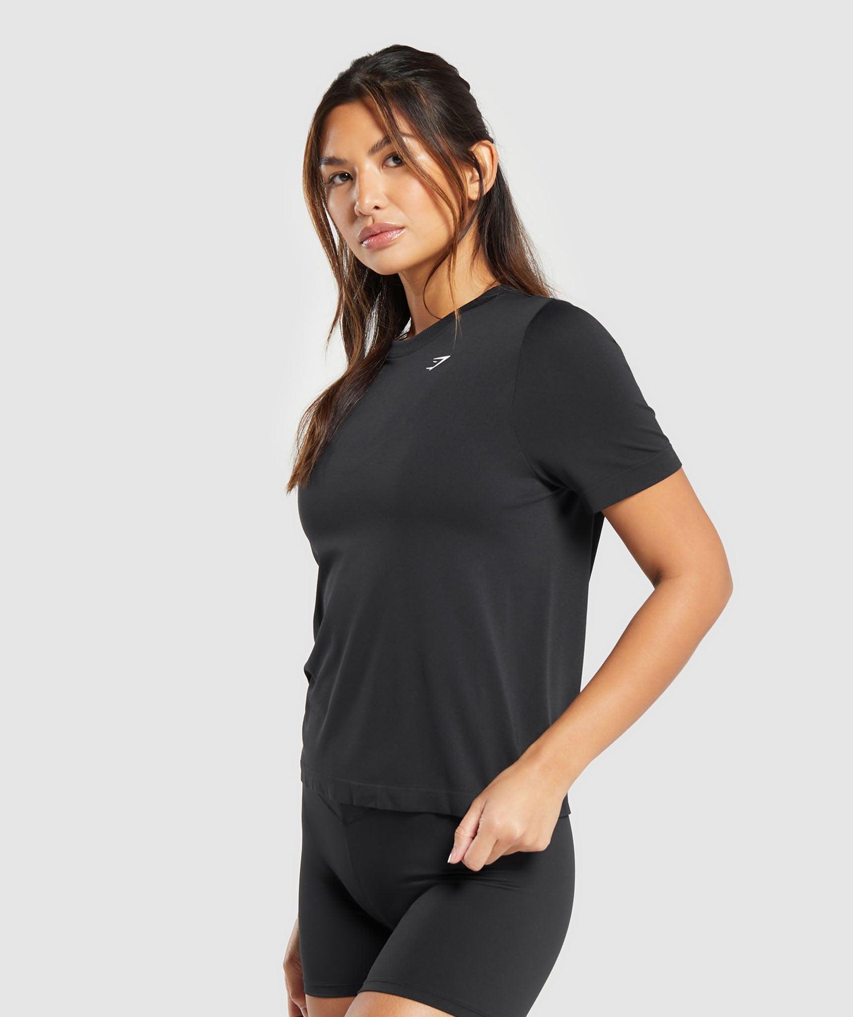 Gymshark Everyday Seamless T-Shirt - Black Female Product Image