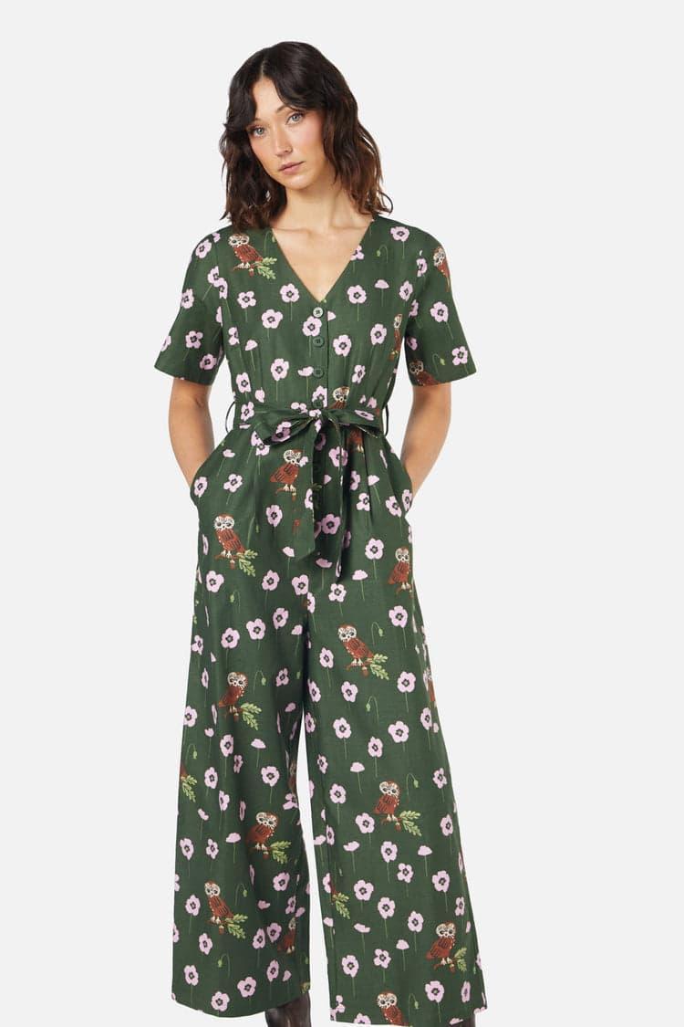 Poppy Owl Jumpsuit Product Image