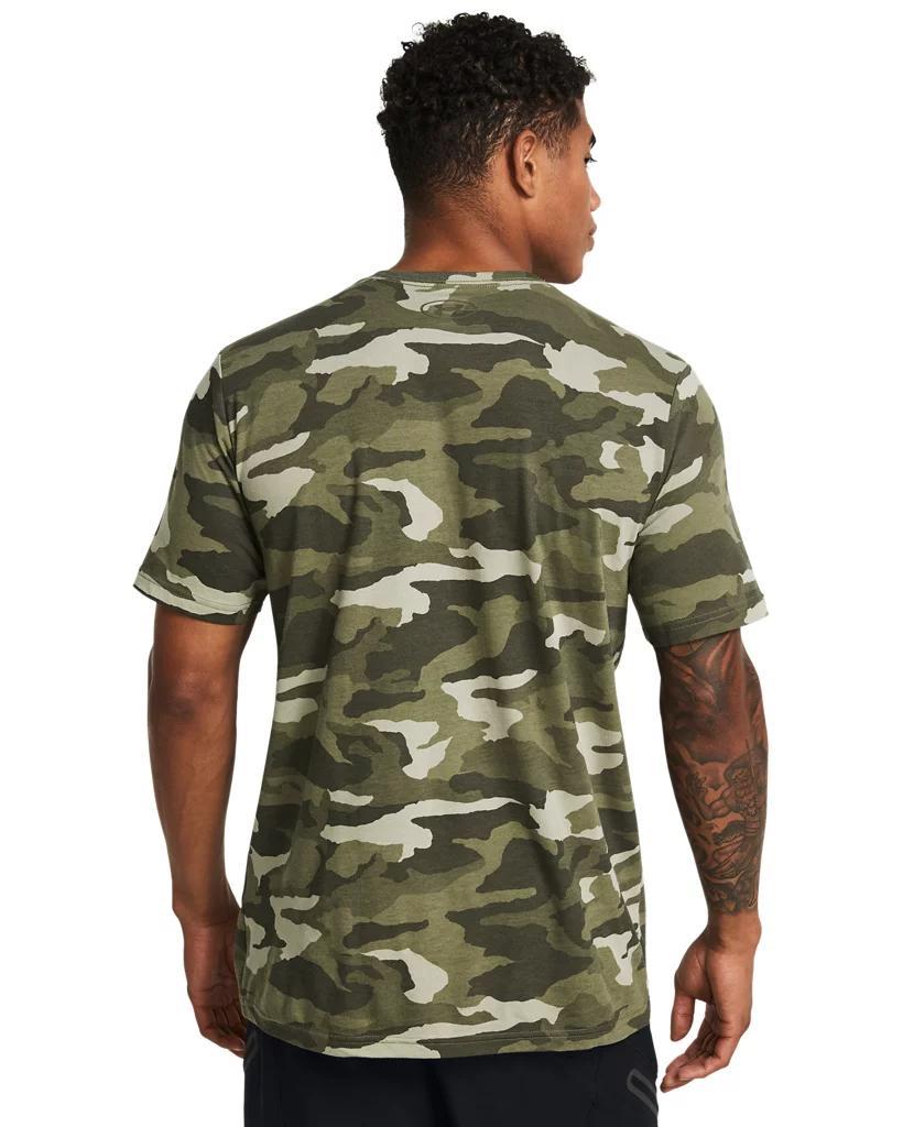 Men's UA Performance Cotton Camo Collegiate Short Sleeve Product Image