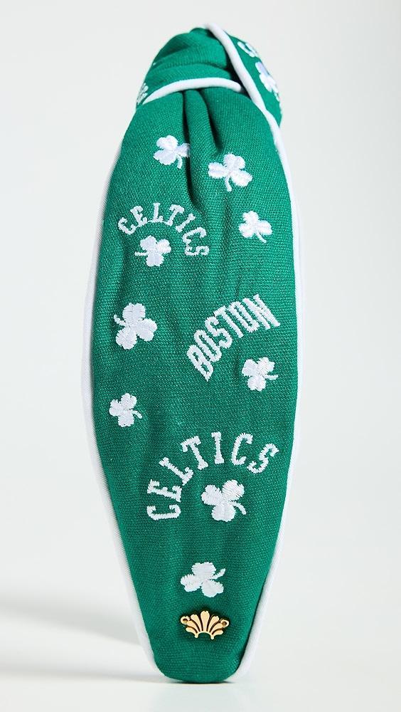 Lele Sadoughi Lele x Boston Celtics Embroidered Headband | Shopbop Product Image