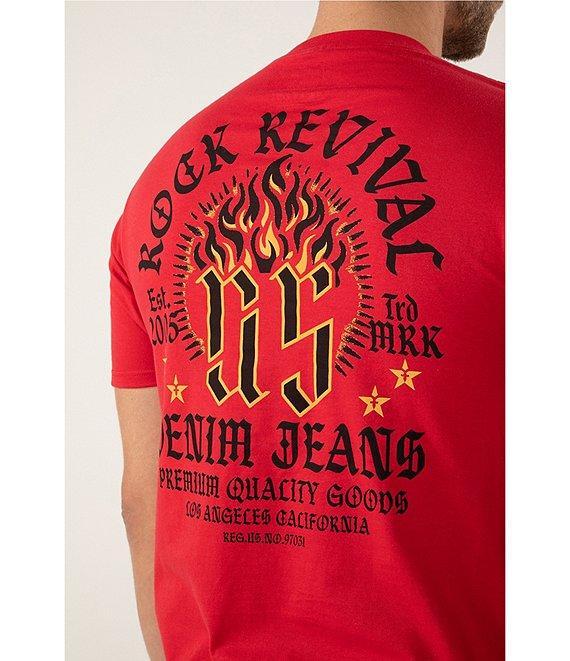 Rock Revival Short Sleeve Flame Graphic T-Shirt Product Image