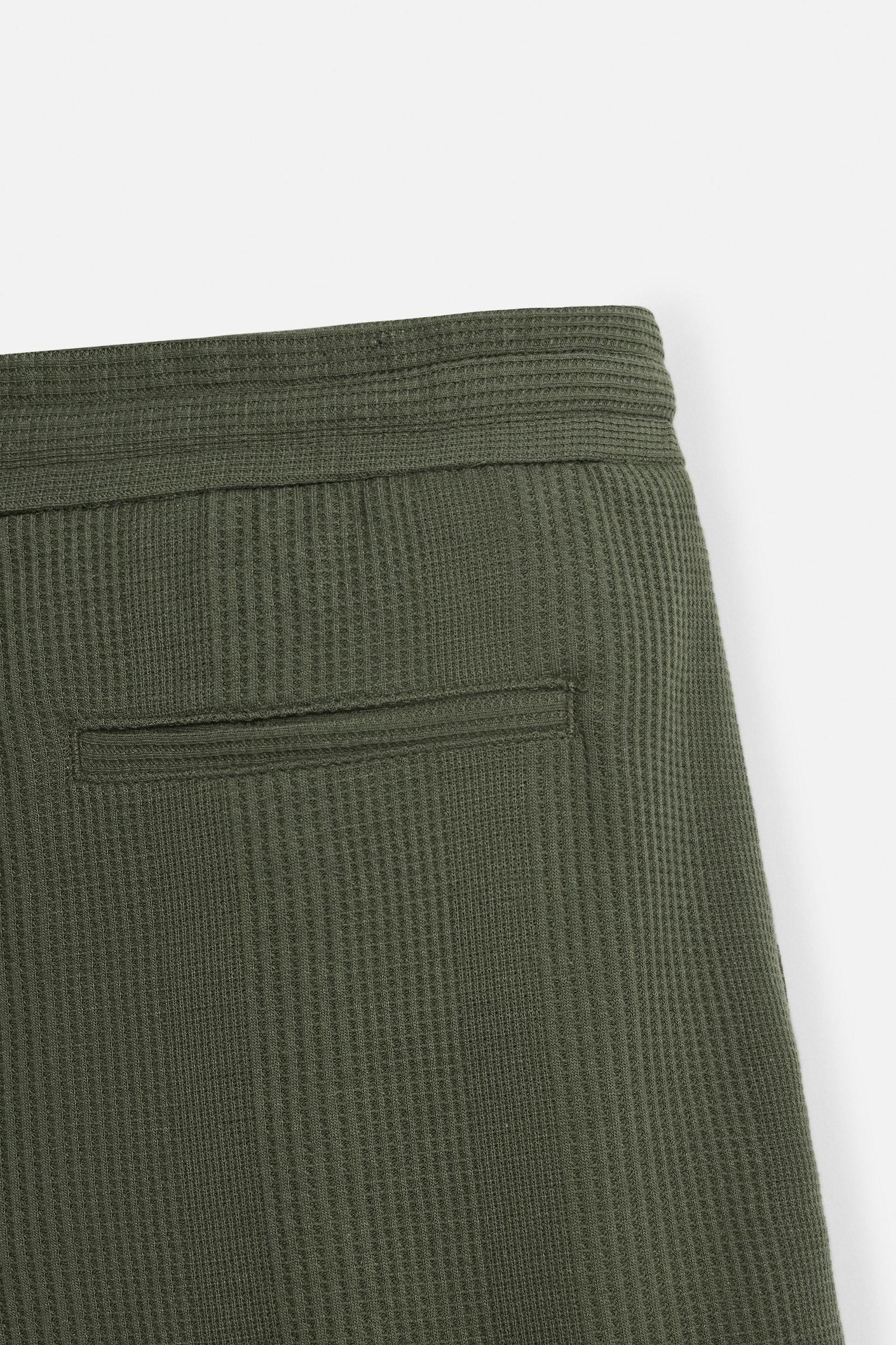 JACQUARD TEXTURED SHORTS Product Image
