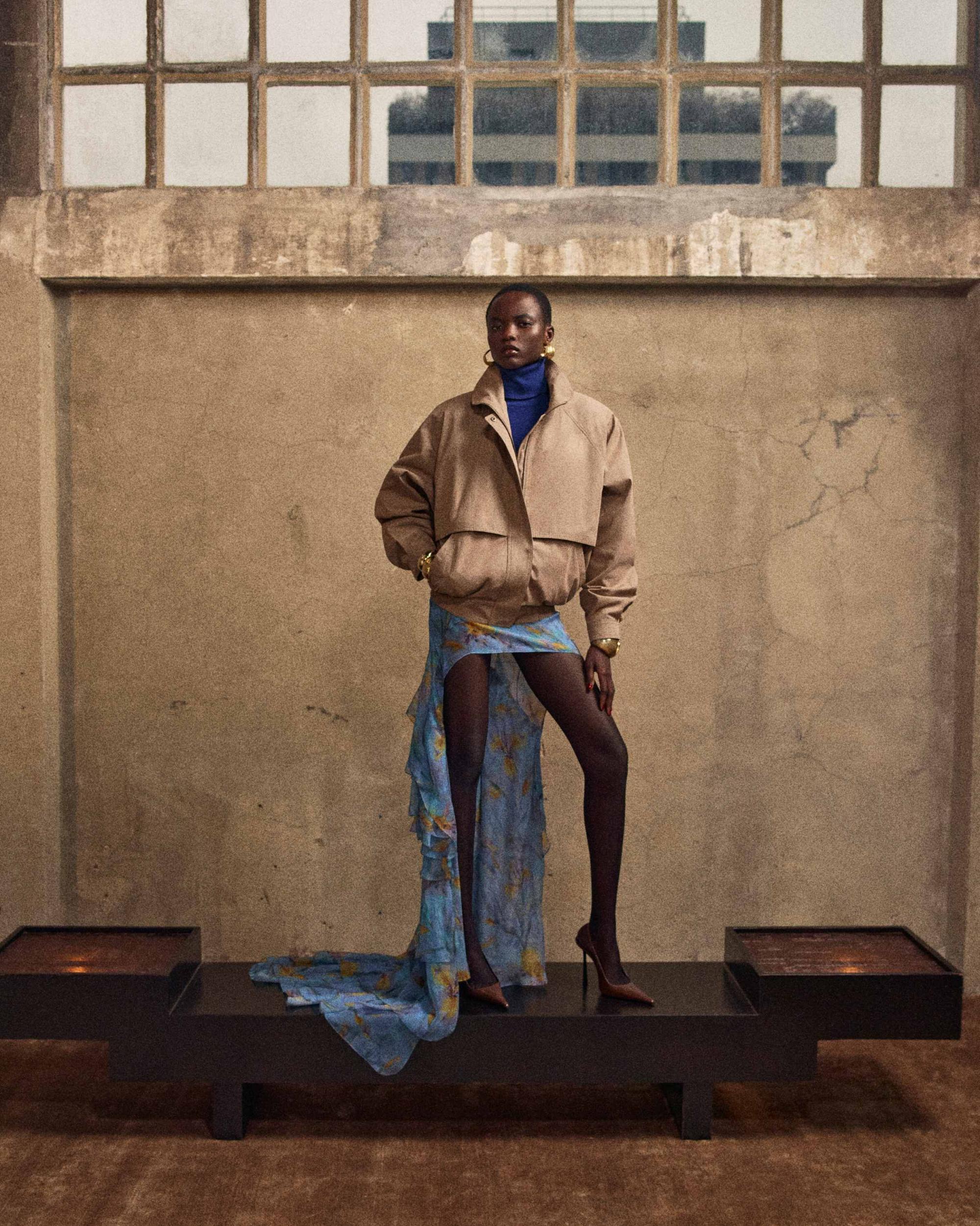 jacket in cotton canvas Product Image