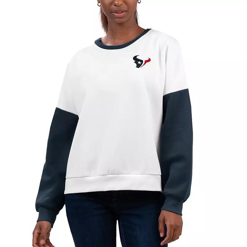 Womens G-III 4Her by Carl Banks White Las Vegas Raiders A-Game Pullover Sweatshirt Product Image