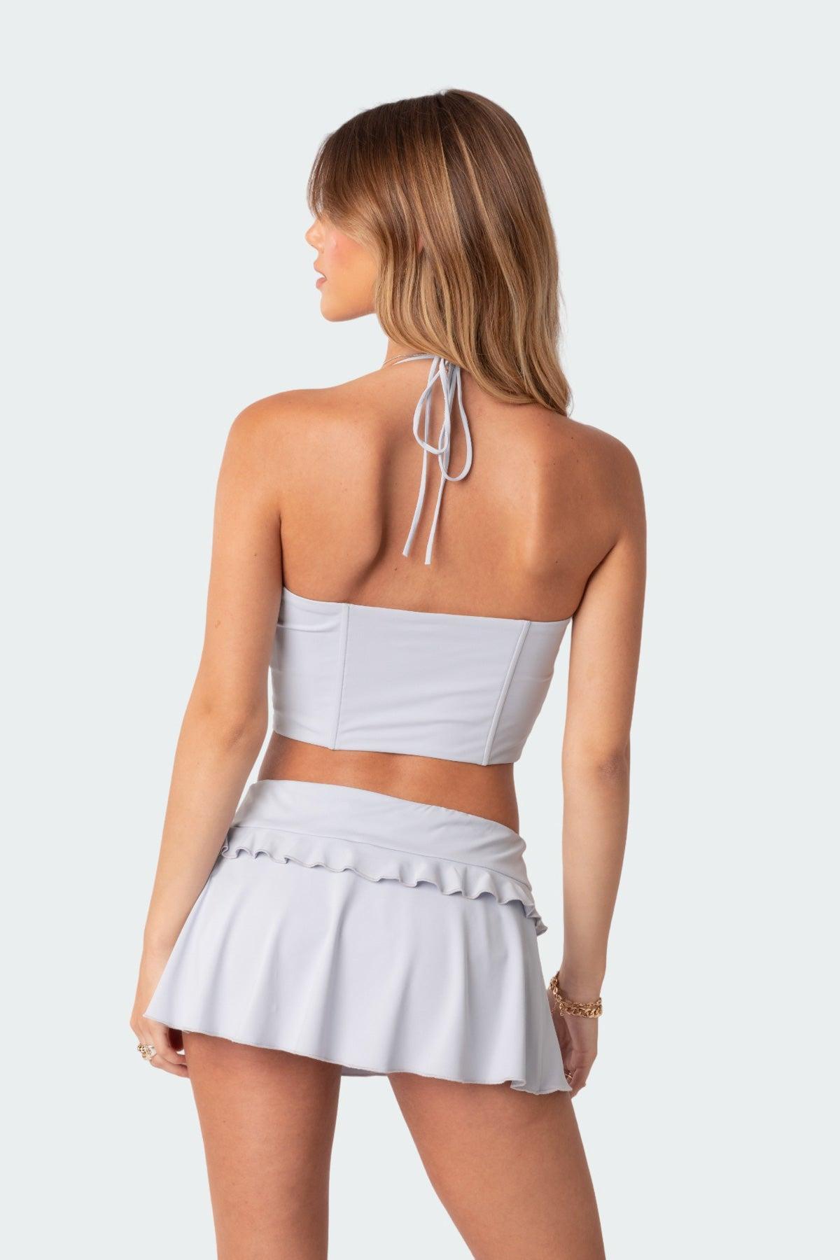 Pamela Ruffled Mini Skort Product Image