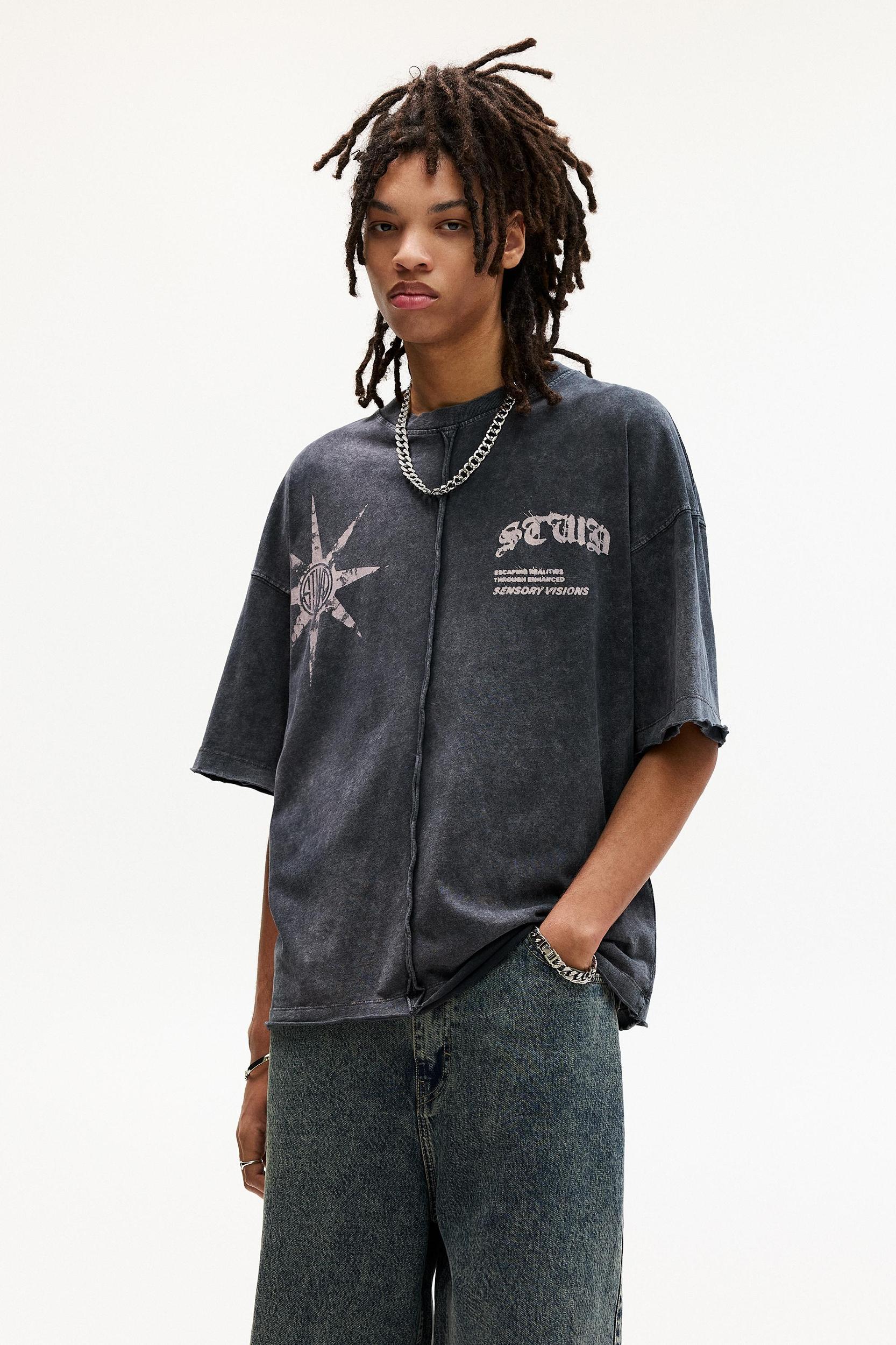 Distressed short sleeve T-shirt Product Image