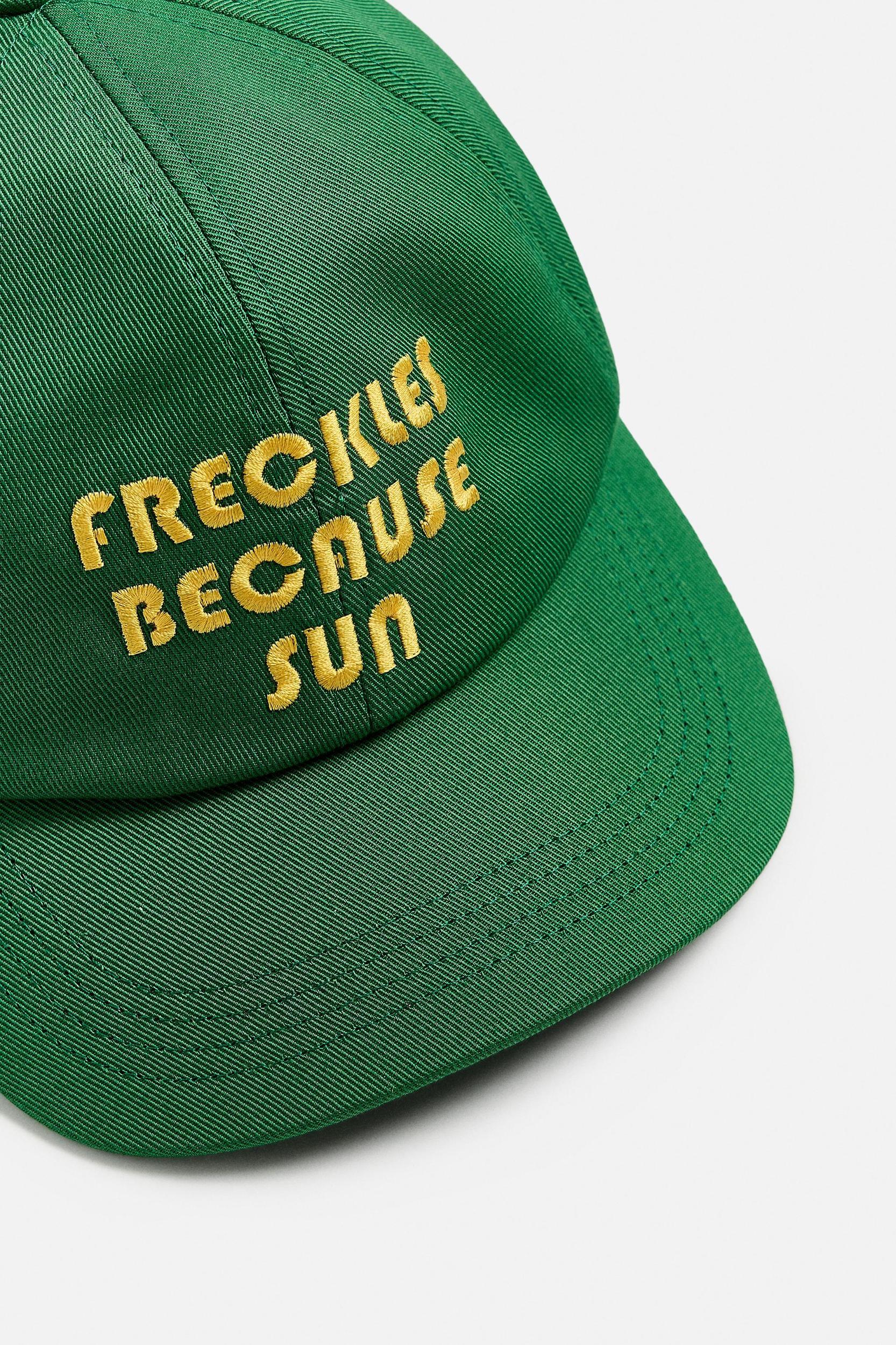EMBROIDERED TEXT CAP Product Image
