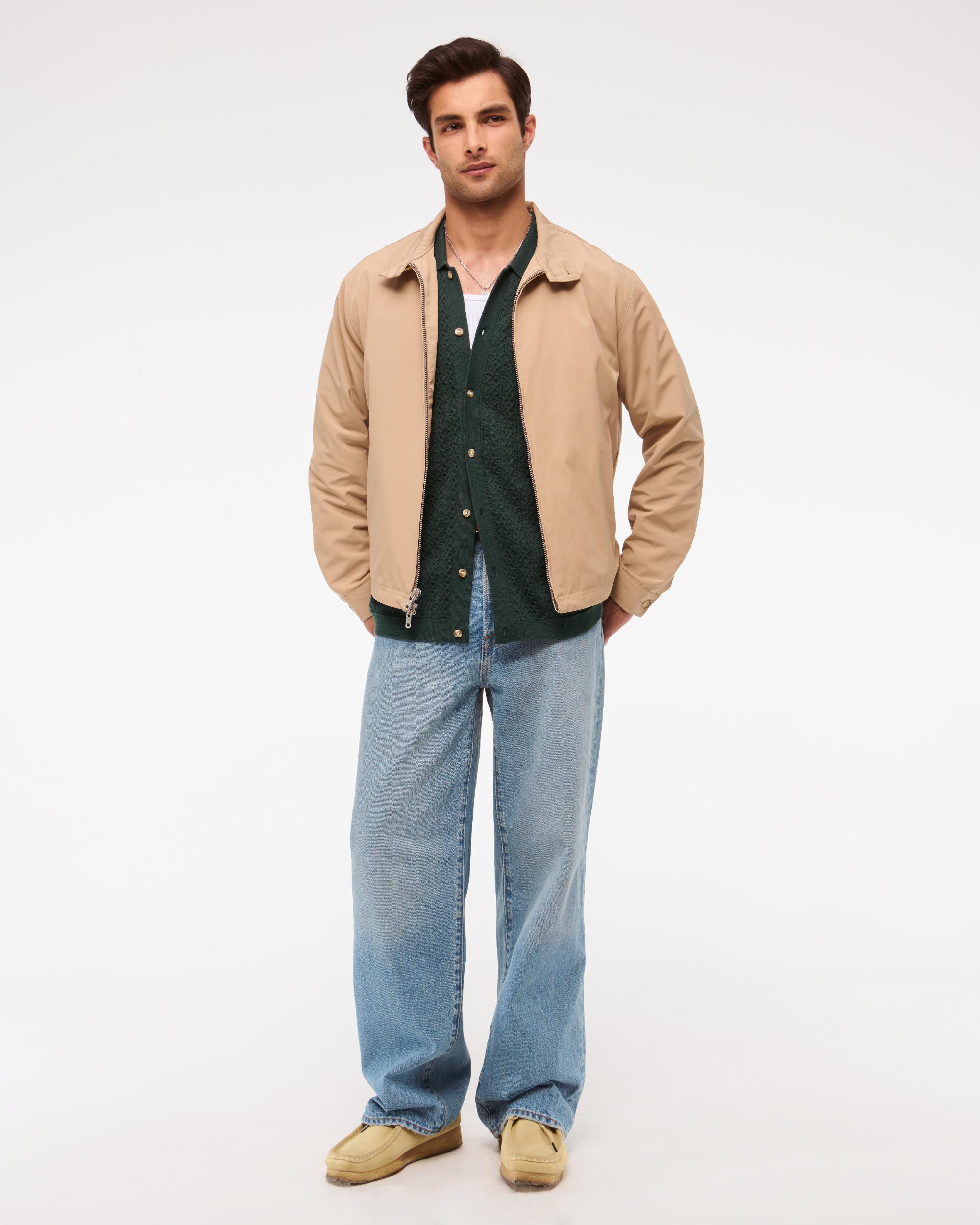 Cable Button-Through Sweater Polo Product Image