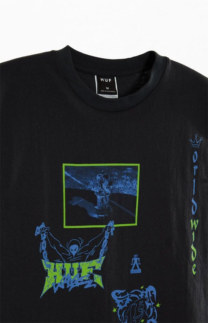 HUF Men's Zine Washed T-Shirt Product Image