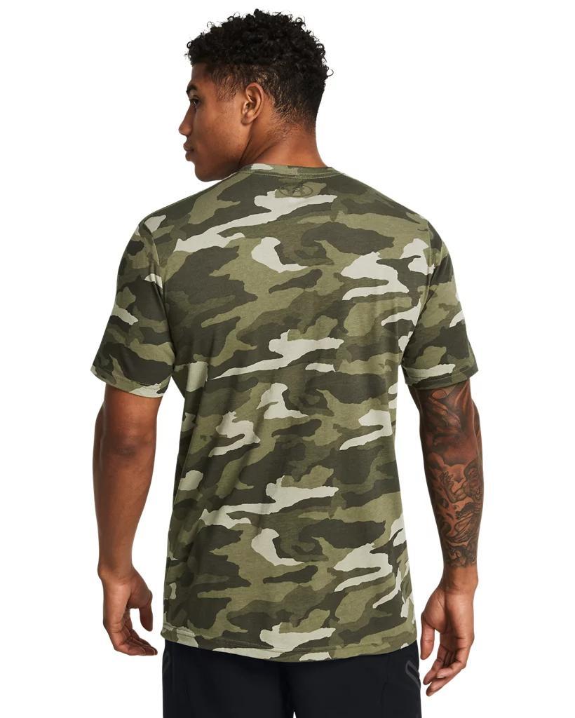 Men's UA Performance Cotton Camo Collegiate Short Sleeve Product Image