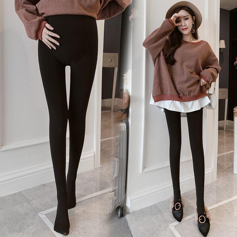 Maternity Plain Opaque Tights Product Image