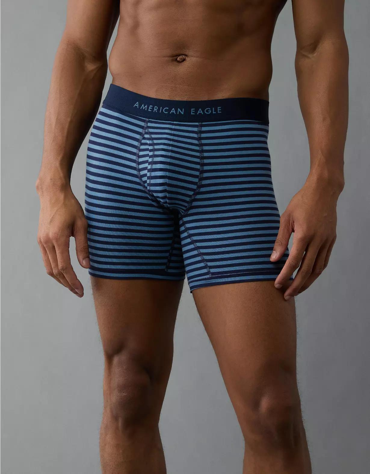 AEO Men's Striped 6" Classic Boxer Brief Product Image