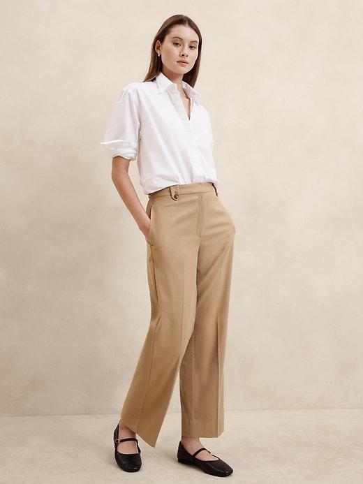 Flannel Straight Trouser Product Image