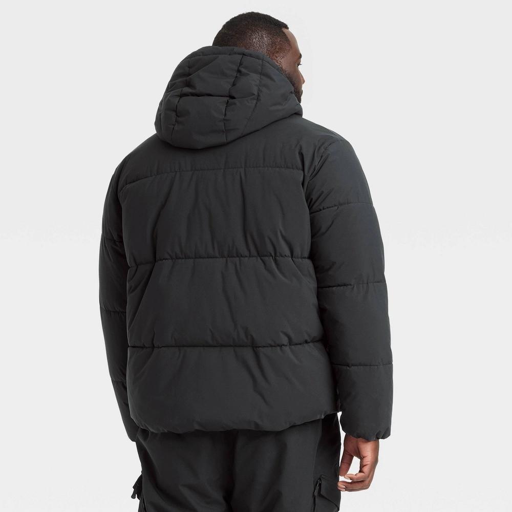 Men's Big Heavy Puffer Jacket - All In Motion™ Black 4XL Product Image