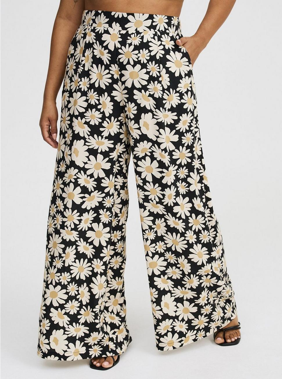 Pull-On Wide Leg Pant Product Image