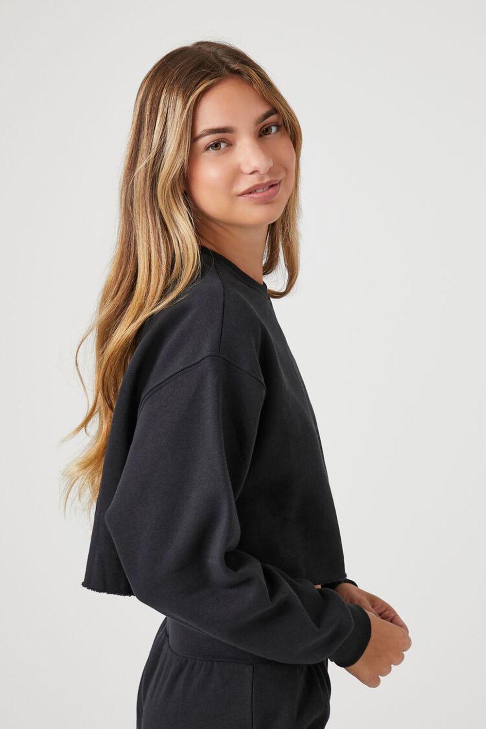 Cropped Fleece Pullover | Forever 21 Product Image