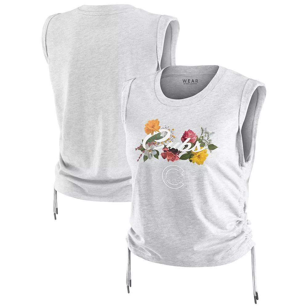 Women's WEAR by Erin Andrews Heather Gray Philadelphia Phillies Cinched Tank Top,  Product Image