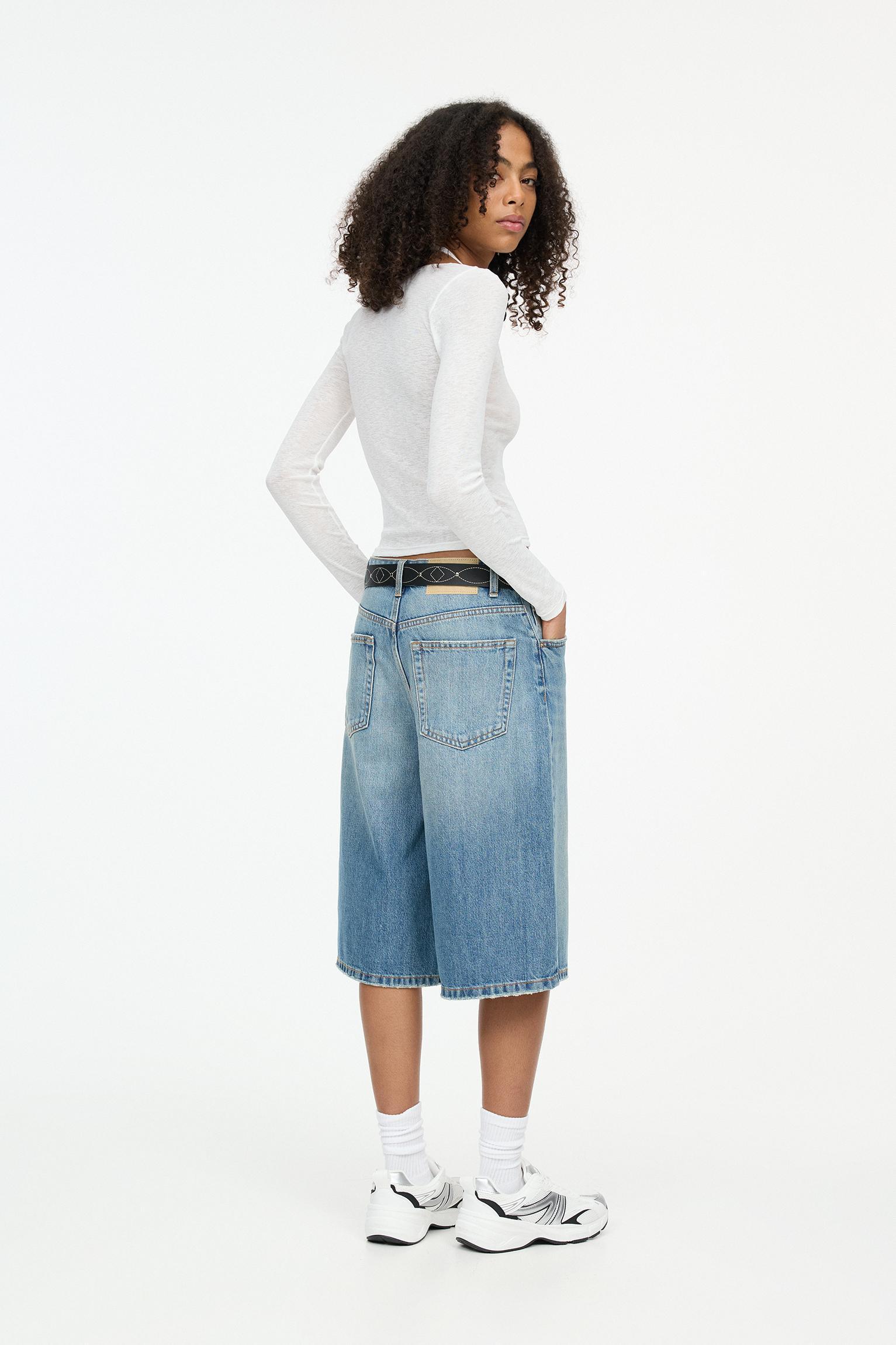 Double long sleeve strappy top Product Image