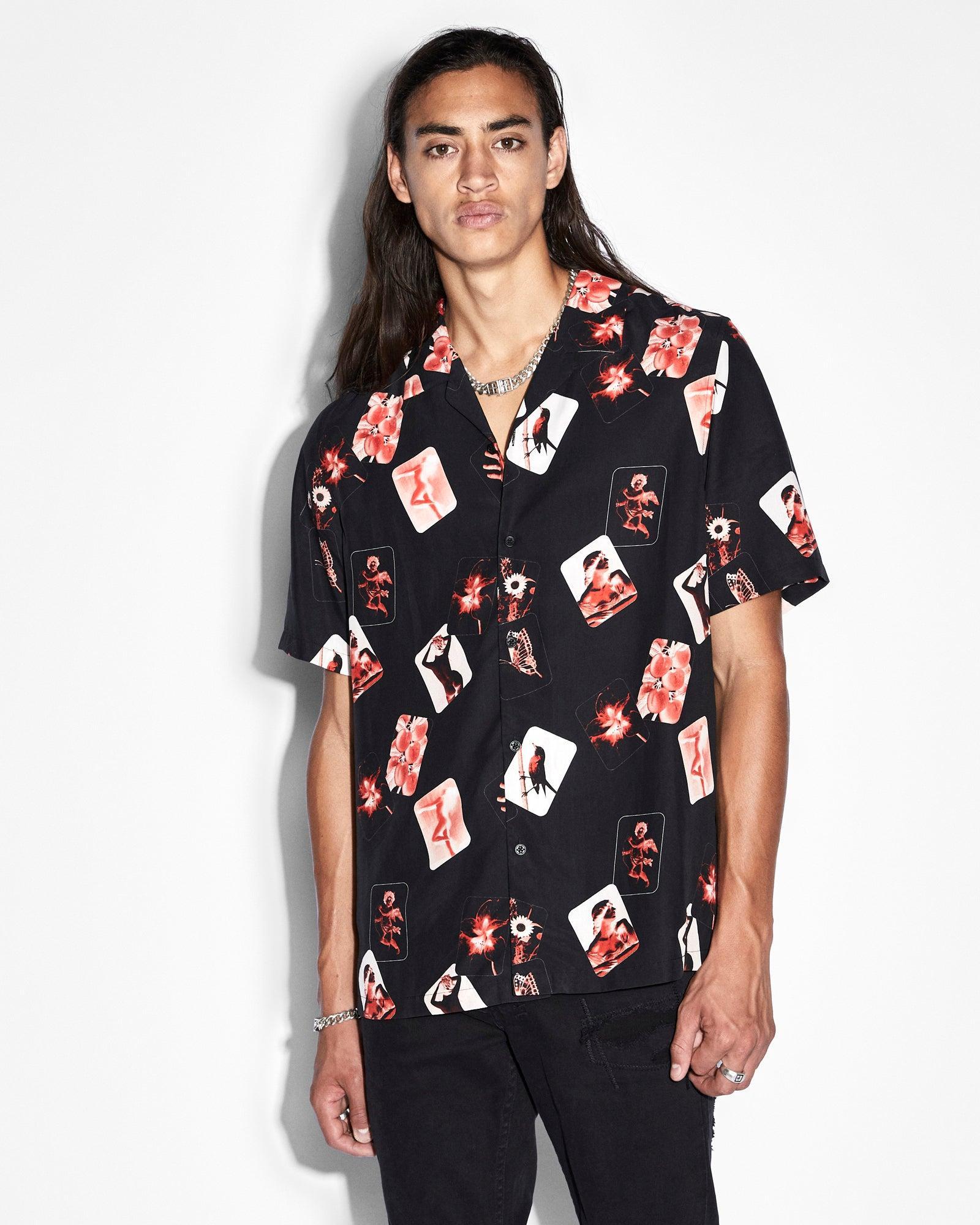 ICONS RESORT SS SHIRT BLACK Male Product Image