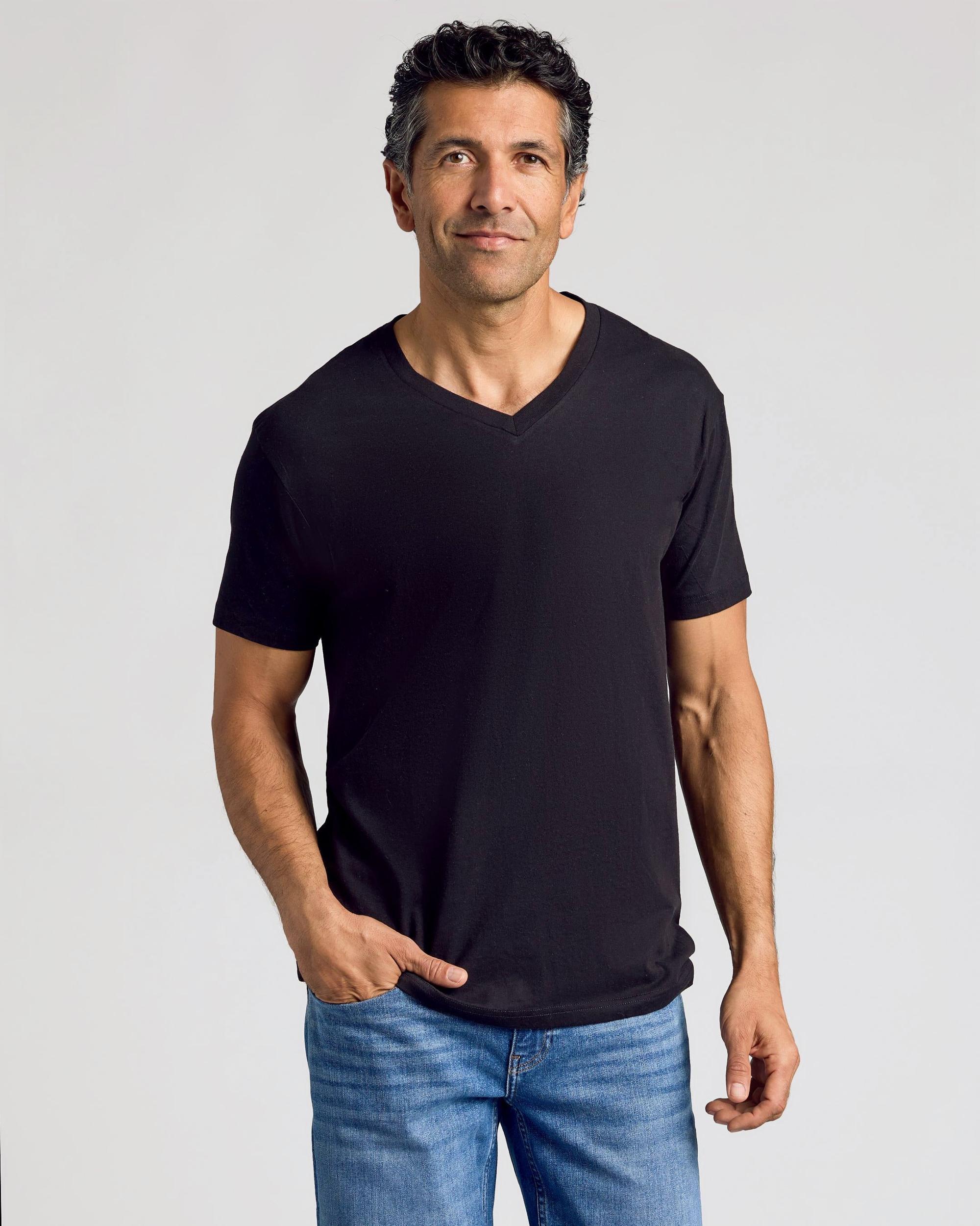 Black Classic V-Neck Product Image