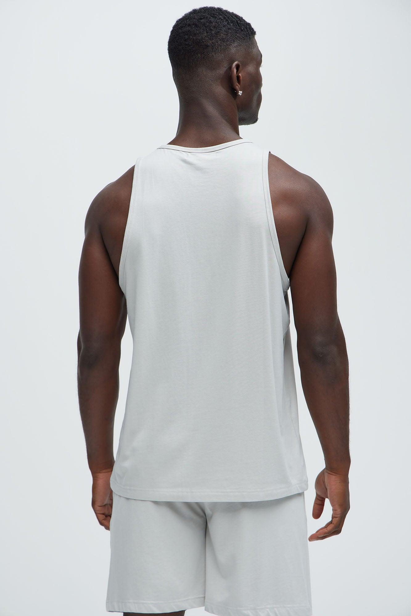 Essential Modal Lounge Tank - Grey Product Image