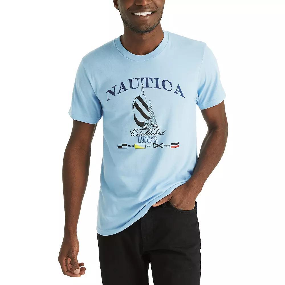 Men's Nautica Yacht Club Graphic Tee, Size: Small, Nautica Sailboat Product Image