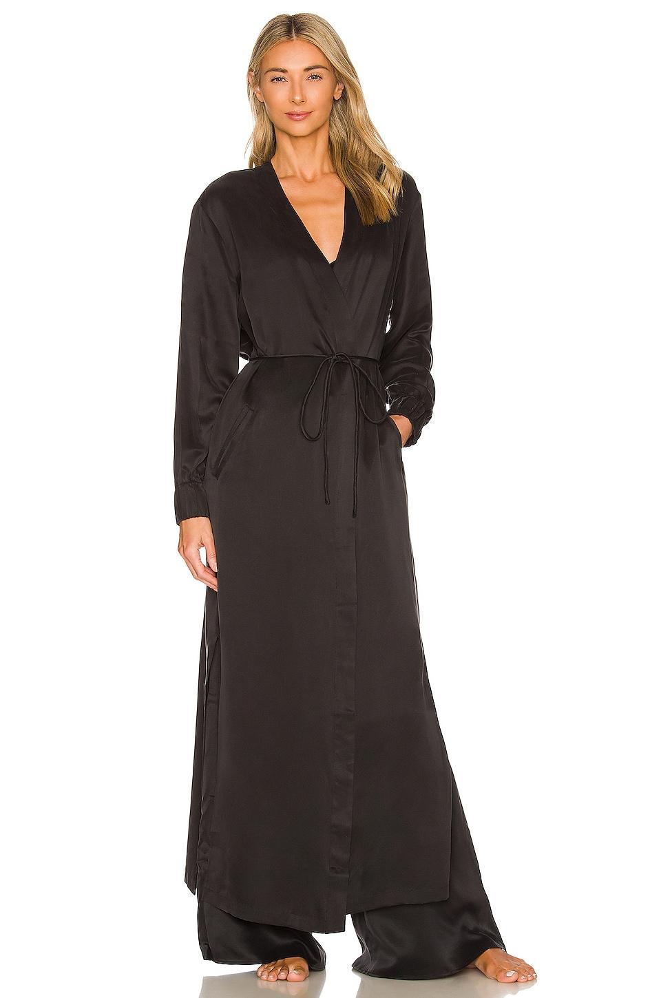 Washable Silk Long Robe LUNYA Product Image