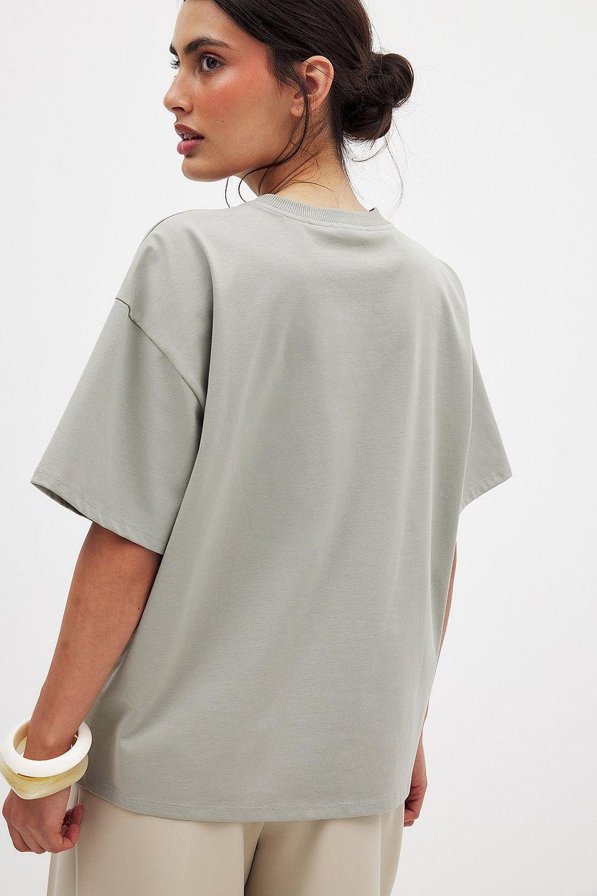 Round Neck Oversized Heavy Tee Product Image