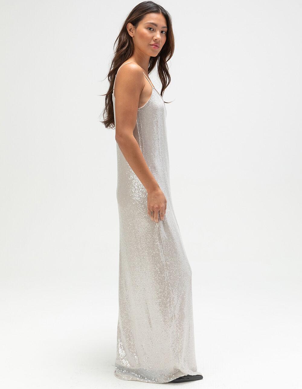 JJXX Mia Womens Sequin Maxi Dress Product Image