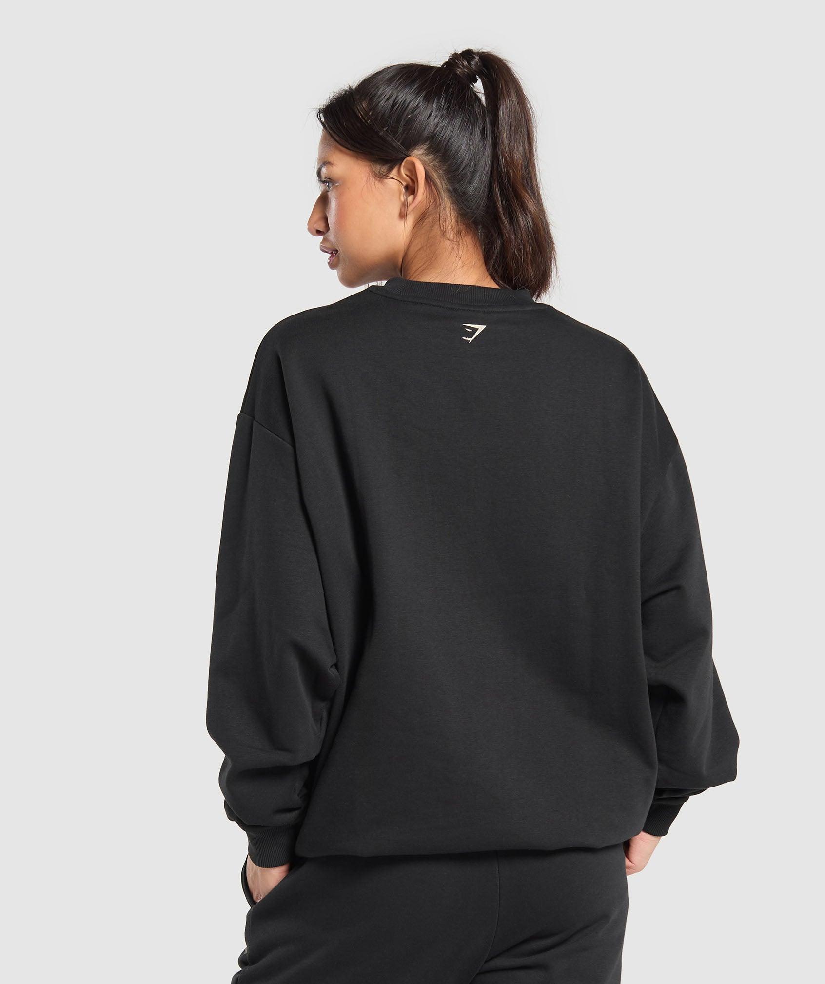 Collegiate Lifestyle Oversized Sweatshirt Product Image