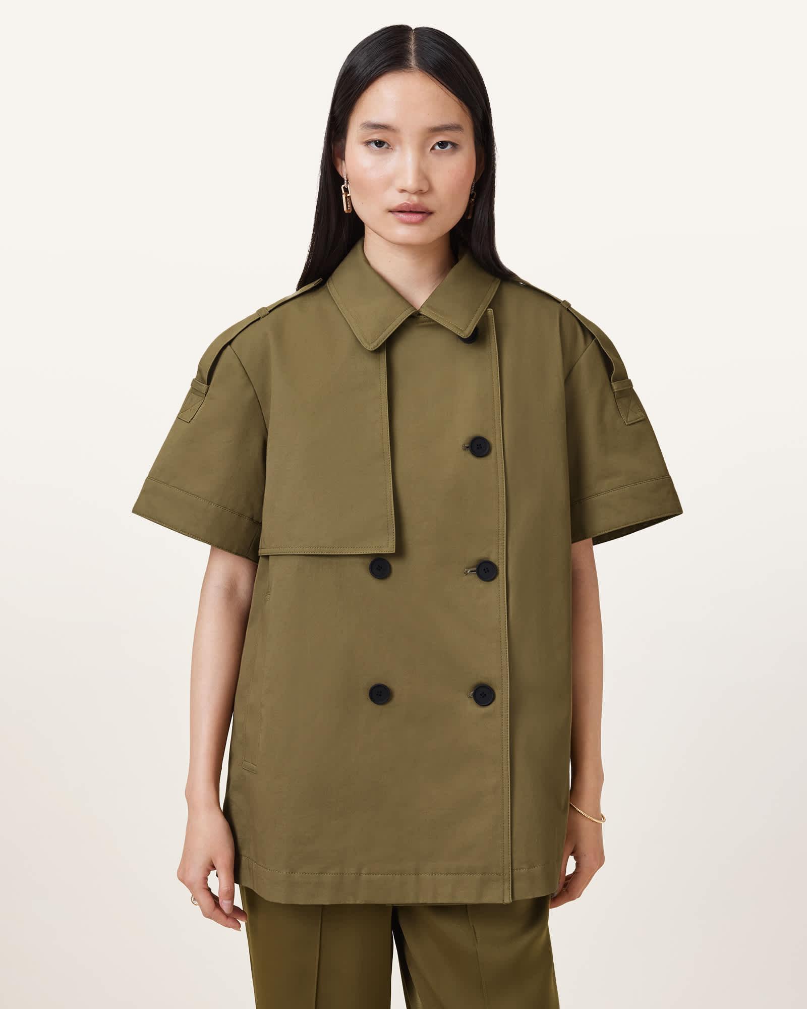 Flow Short Sleeve Trench Jacket Product Image